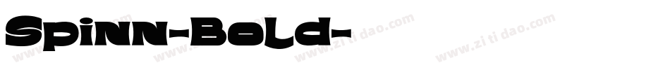 Spinn-Bold字体转换