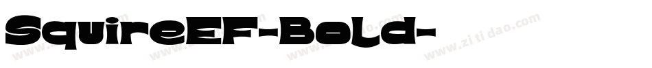 SquireEF-Bold字体转换