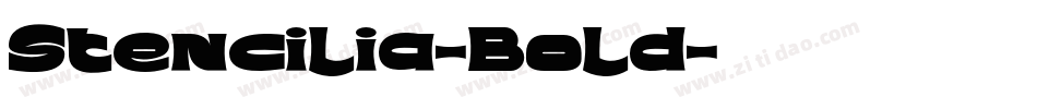Stencilia-Bold字体转换