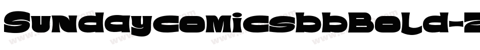 SundaycomicsbbBold-Zyqm字体转换
