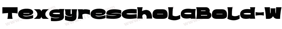 TexgyrescholaBold-WmLO字体转换