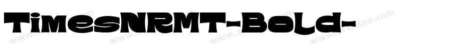 TimesNRMT-Bold字体转换