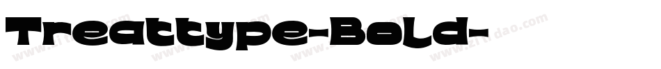 Treattype-Bold字体转换