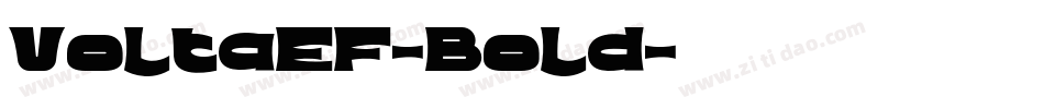 VoltaEF-Bold字体转换