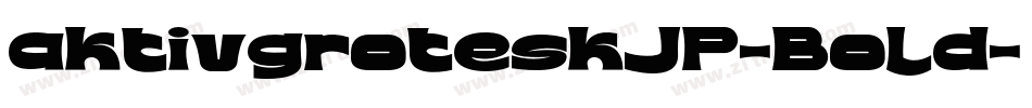 aktivgroteskJP-Bold字体转换