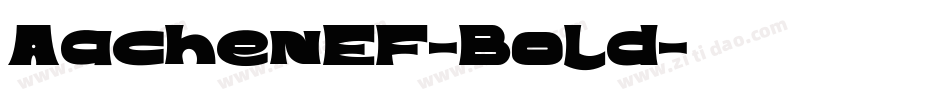 AachenEF-Bold字体转换