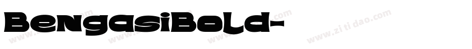 BengasiBold字体转换