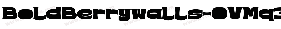 BoldBerrywalls-OVMq3字体转换