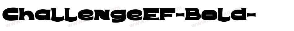 ChallengeEF-Bold字体转换