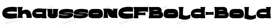 ChaussonCFBold-Bold字体转换