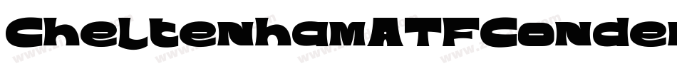 CheltenhamATFCondensedBQ-Bold字体转换