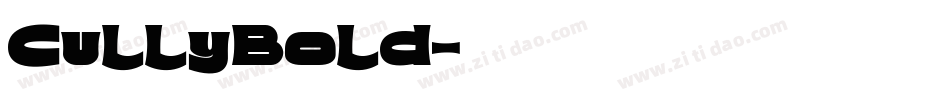 CullyBold字体转换