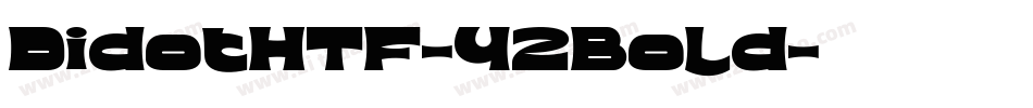 DidotHTF-42Bold字体转换