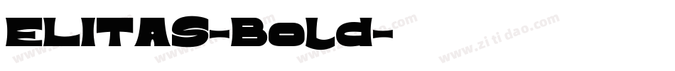 ELITAS-Bold字体转换