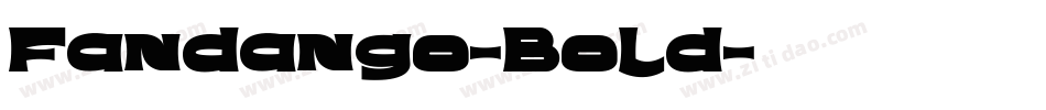 Fandango-Bold字体转换