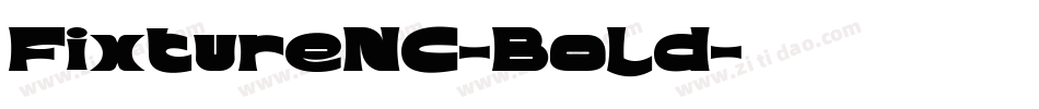FixtureNC-Bold字体转换