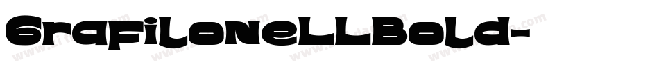 GrafiloneLLBold字体转换