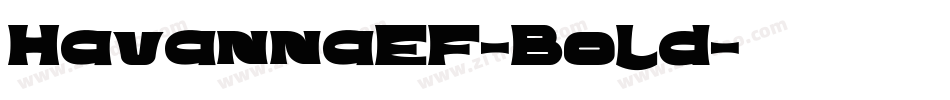 HavannaEF-Bold字体转换