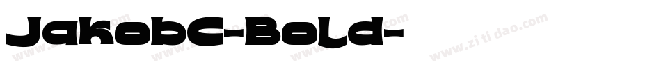 JakobC-Bold字体转换