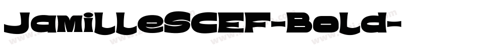 JamilleSCEF-Bold字体转换