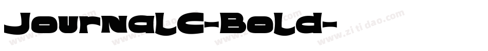JournalC-Bold字体转换