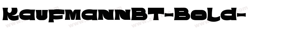 KaufmannBT-Bold字体转换