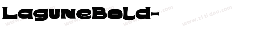 LaguneBold字体转换