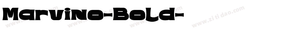 Marvino-Bold字体转换