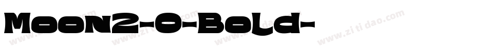Moon2-0-Bold字体转换