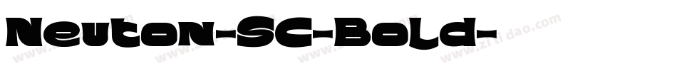 Neuton-SC-Bold字体转换