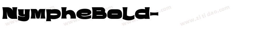 NympheBold字体转换