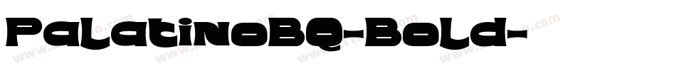 PalatinoBQ-Bold字体转换