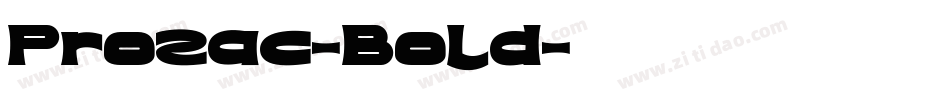 Prozac-Bold字体转换