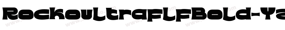 RockoultraflfBold-YzX4字体转换