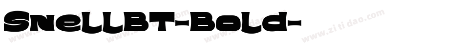 SnellBT-Bold字体转换