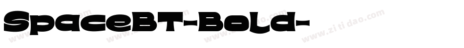 SpaceBT-Bold字体转换