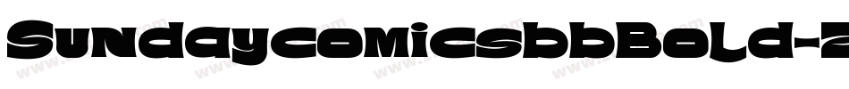 SundaycomicsbbBold-Zyqm字体转换
