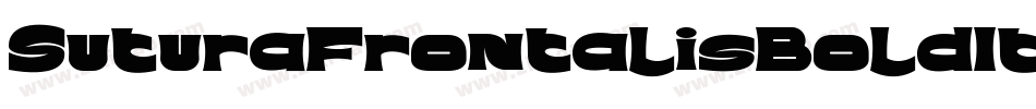 SuturaFrontalisBoldItalic-MDJ字体转换
