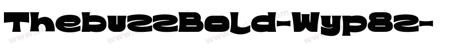 ThebuzzBold-Wyp8z字体转换