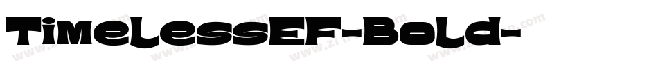 TimelessEF-Bold字体转换