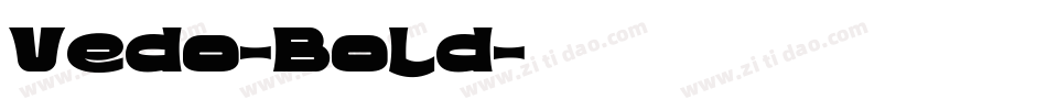Vedo-Bold字体转换 Vedo-Bold字体转换
