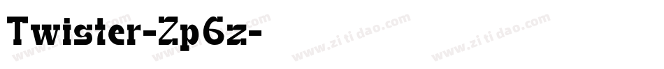 Twister-Zp6z字体转换