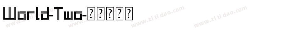 World-Two字体转换