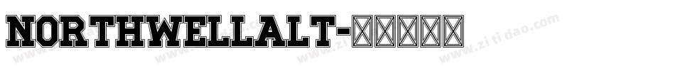 northwellalt字体转换