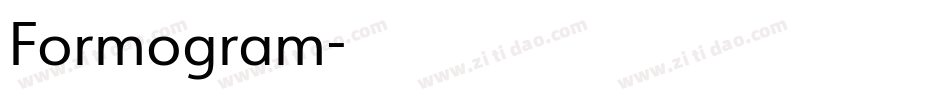 Formogram字体转换