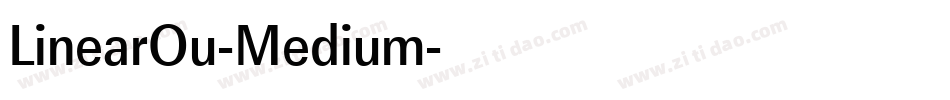 LinearOu-Medium字体转换