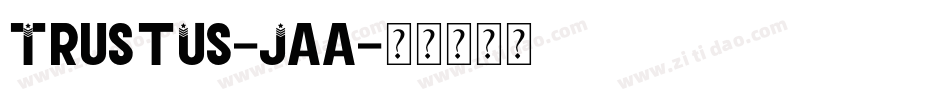 TrustUs-Jaa字体转换