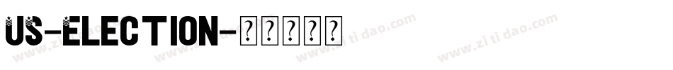 US-Election字体转换