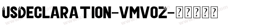 UsDeclaration-vmvoZ字体转换