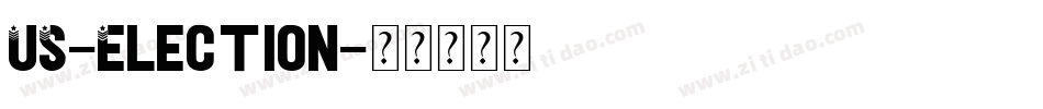 US-Election字体转换